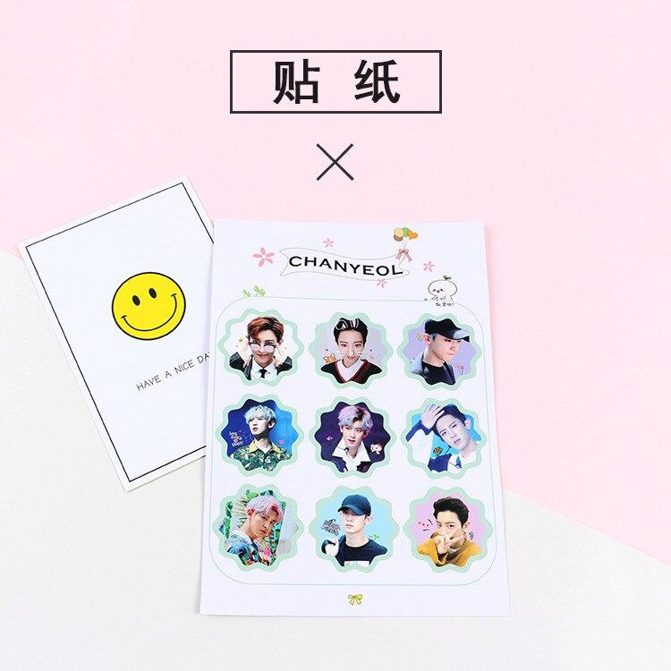 [MYKPOP]EXO CHANYEOL Stickers Album Paper Stickers K-POP Stickers For Diary Photo Album Phone Luggage Books Desk Cup  SA18031503