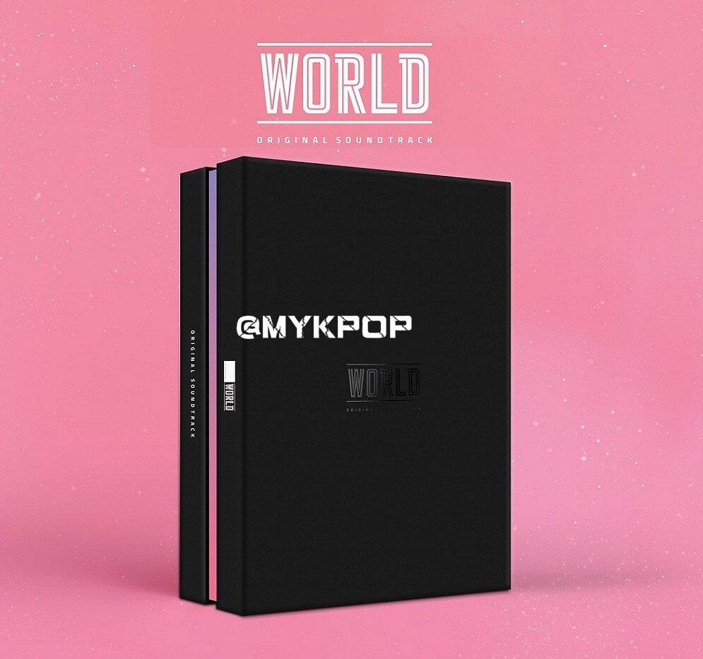 [MYKPOP]~OFFICIAL~KPOP Album: WORLD OST, CD+Photobook+Photo Card+Poster KPOP Item SA19071301