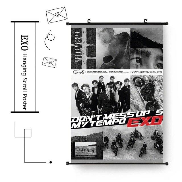 [MYKPOP]EXO Hanging Poster LAY BAEKYUN SEHUN HD PHOTO KPOP Fans Collection SA18101906