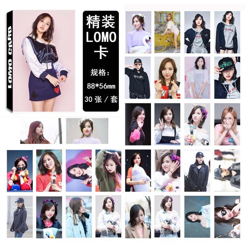 [MYKPOP]TWICE Myoui Mina LOMO Cards K-POP FASHION Paper Photo Card HD Photocard SA18030427