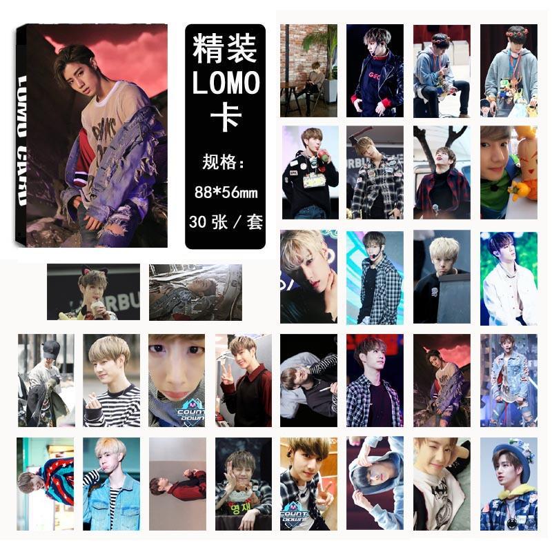 [MYKPOP]EXO MARK Cards 02 HARD CARRY New Fashion K-POP Paper Photo Card HD Photocard SA18030504