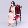 12cm One Piece Boa Hancock Sexy Big Chest Sofa Chair Photo Style Swimsuit Cheongsam BB Suit PVC Action Figure Collection Model