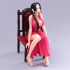 12cm One Piece Boa Hancock Sexy Big Chest Sofa Chair Photo Style Swimsuit Cheongsam BB Suit PVC Action Figure Collection Model