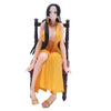 12cm One Piece Boa Hancock Sexy Big Chest Sofa Chair Photo Style Swimsuit Cheongsam BB Suit PVC Action Figure Collection Model