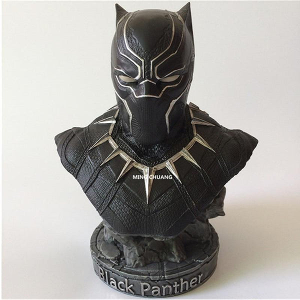 Avengers Statue Superhero Bust Black Panther Half-Length Photo Or Portrait King Wakanda T'Challa 1:4 GK Action Figure Toy J598