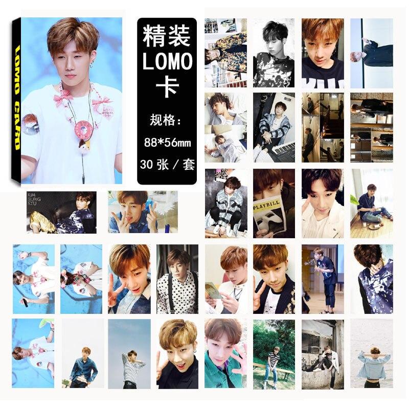 [MYKPOP]INFINITE Kim SungGyu LOMO Cards K-POP FASHION Paper Photo Card HD Photocard SA18030410