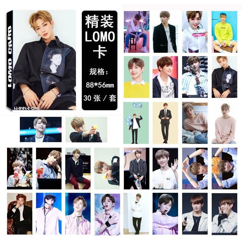 [MYKPOP]WANNA ONE KANG DANIEL LOMO Cards New Fashion K-POP Paper Photo Card HD Photocard SA18030522