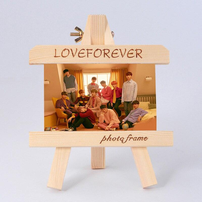 [MYKPOP]WANNA ONE Wood Frame + Photo KPOP Fans Collection SA18090601