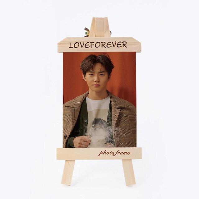 [MYKPOP]EXO Wood Frame + Photo UNIVERSE KPOP Fans Collection SA18090309