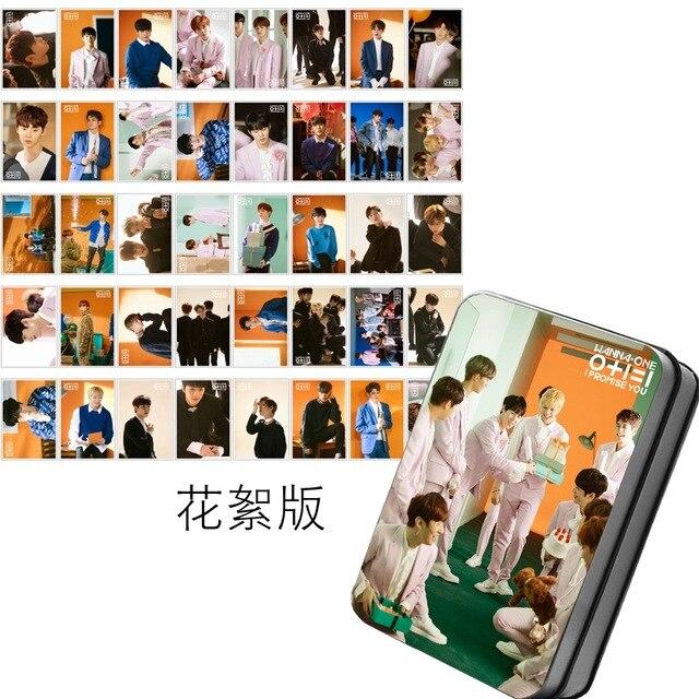 [MYKPOP]WANNA ONE MINI ALBUM I PROMISE YOU PHOTO CARDS HD PAPER CARD K-POP CARD 40PCES/SET IN TIN BOX SA18040408