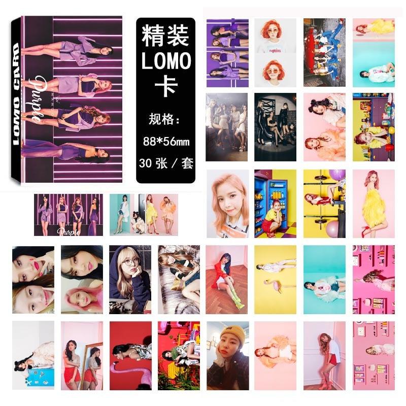 [MYKPOP]MAMAMOO PURPLE Album LOMO Cards Paper Photo Card HD Photocard SA18030510