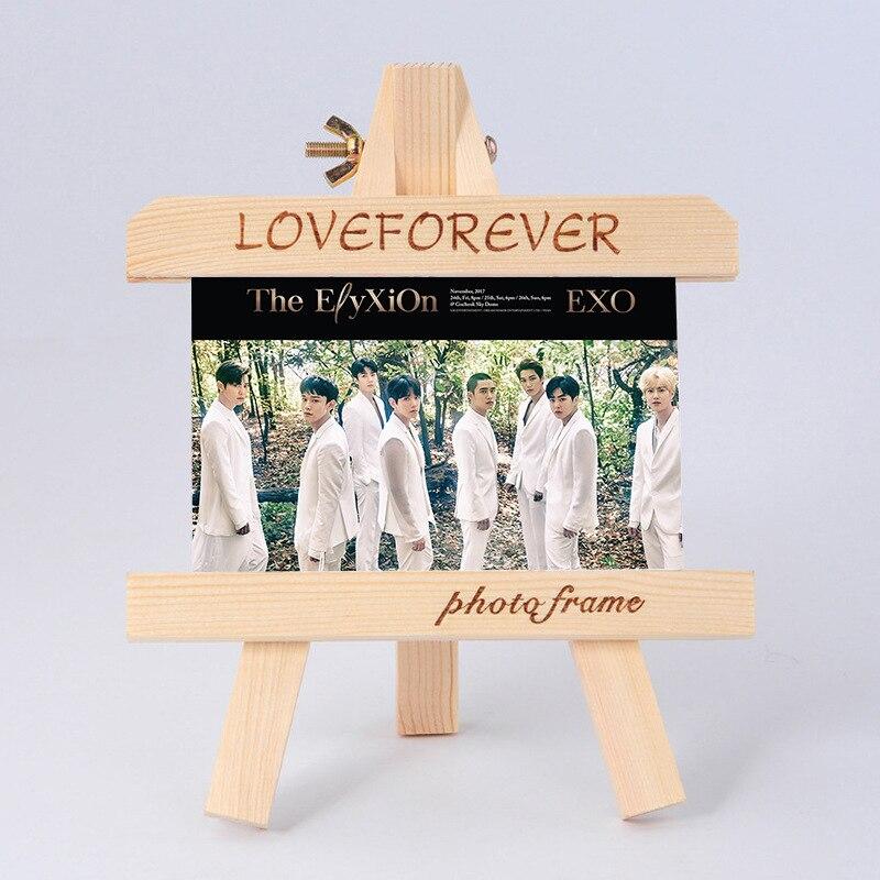 [MYKPOP]EXO PLANET 4 Wood Frame + Photo KPOP Fans Collection SA18083007