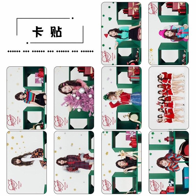[MYKPOP]TWICE 1st ALBUM B Photo Album rystal Sticker KPOP Items 10pcs/set SA18052301