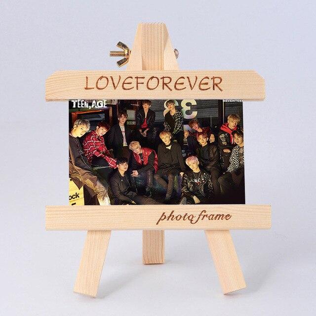 [MYKPOP]SEVENTEEN Wood Frame + Photo KPOP Fans Collection SA18083107