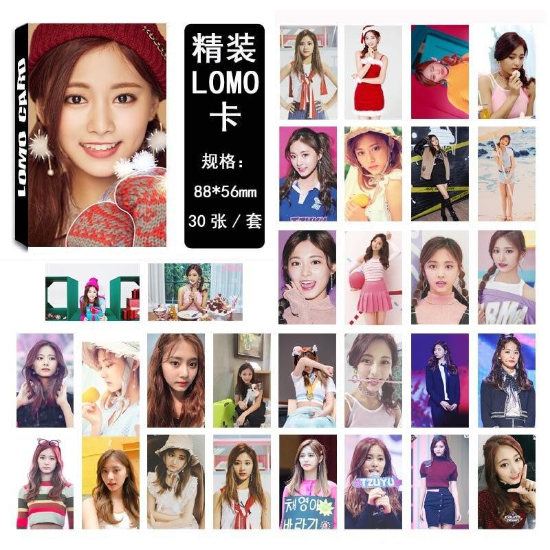 [MYKPOP]TWICE TZUYU LOMO Cards 03 New Fashion K-POP Paper Photo Card HD Photocard SA18030502