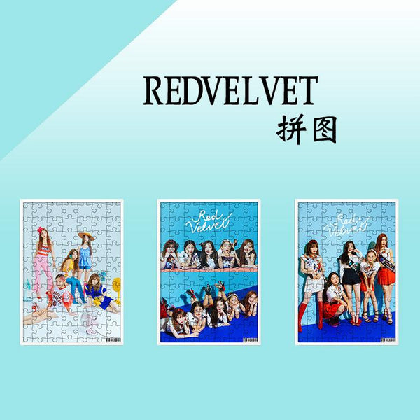 [MYKPOP]RED VELVET Puzzles 120pcs With a Photo Frame Desk Decoration KPOP Fans Collection SA18082810