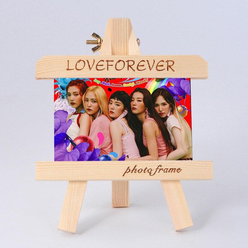 \[MYKPOP]RED VELVET Wood Frame + Photo KPOP Fans Collection SA18083005