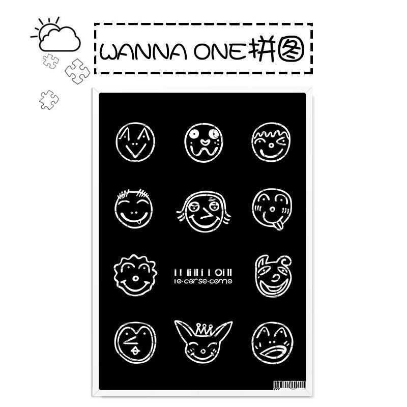 [MYKPOP]WANNA ONE Puzzles 120pcs With a Photo Frame Desk Decoration KPOP Fans Collection SA18102014