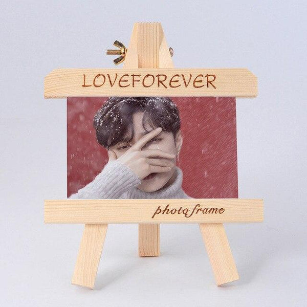 [MYKPOP]EXO LAY Wood Frame + Photo KPOP Fans Collection SA18090303