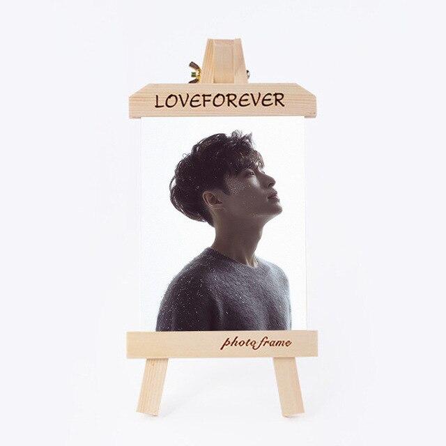 [MYKPOP]EXO LAY Wood Frame + Photo KPOP Fans Collection SA18090303