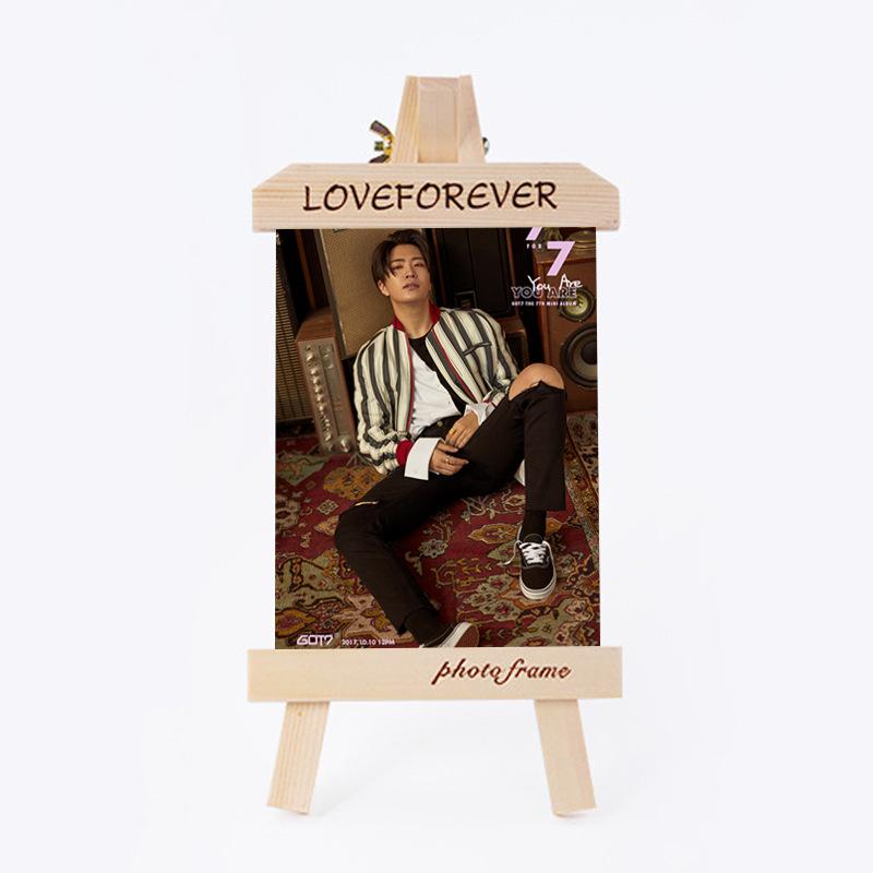 [MYKPOP]GOT7 YoungJae Wood Frame + Photo KPOP Fans Collection SA18090511