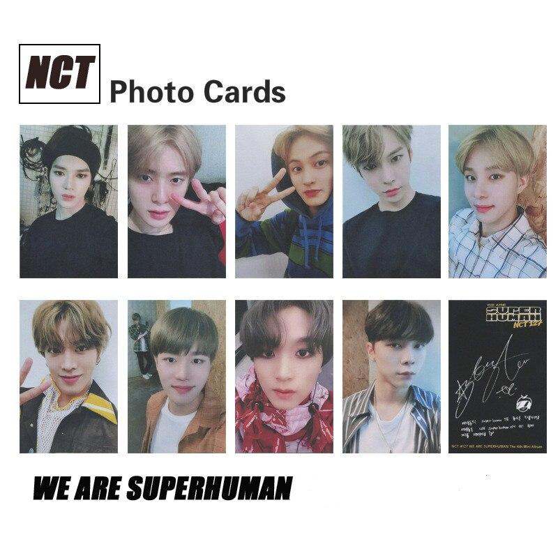 [MYKPOP]NCT 127 - WE ARE SUPERHUMAN Photo Card Gift Box Set 9pcs, KPOP Fans Collection SA19080101