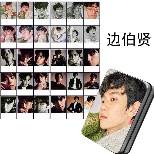 [MYKPOP]EXO EX'ACT ALBUM Monster Lucky One SUHO BAEKHYUN CHANYEOL SEHUN Photo Card Paper Cards HD Polaroid Photocard SA18040411