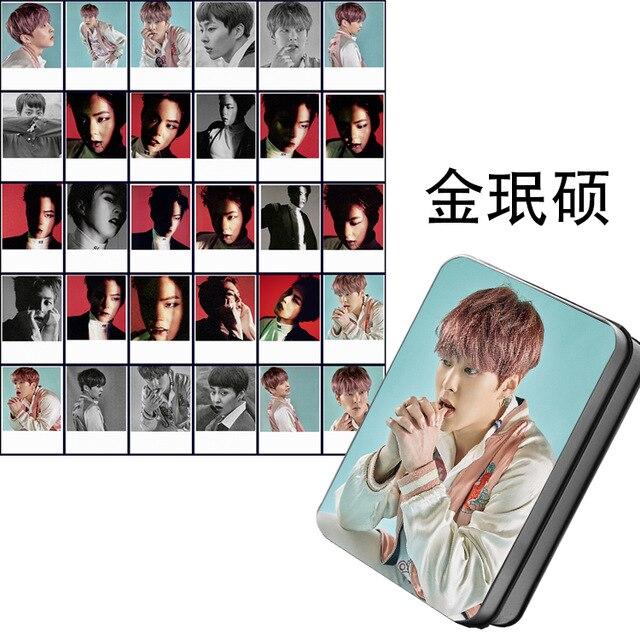 [MYKPOP]EXO EX'ACT ALBUM Monster Lucky One SUHO BAEKHYUN CHANYEOL SEHUN Photo Card Paper Cards HD Polaroid Photocard SA18040411