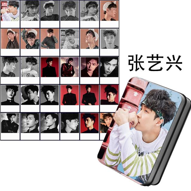 [MYKPOP]EXO EX'ACT ALBUM Monster Lucky One SUHO BAEKHYUN CHANYEOL SEHUN Photo Card Paper Cards HD Polaroid Photocard SA18040411