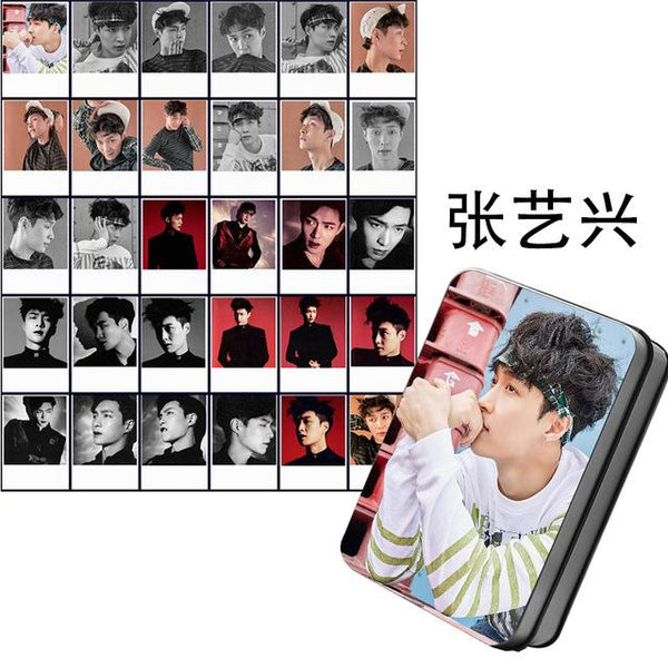 [MYKPOP]EXO EX'ACT ALBUM Monster Lucky One SUHO BAEKHYUN CHANYEOL SEHUN Photo Card Paper Cards HD Polaroid Photocard SA18040411