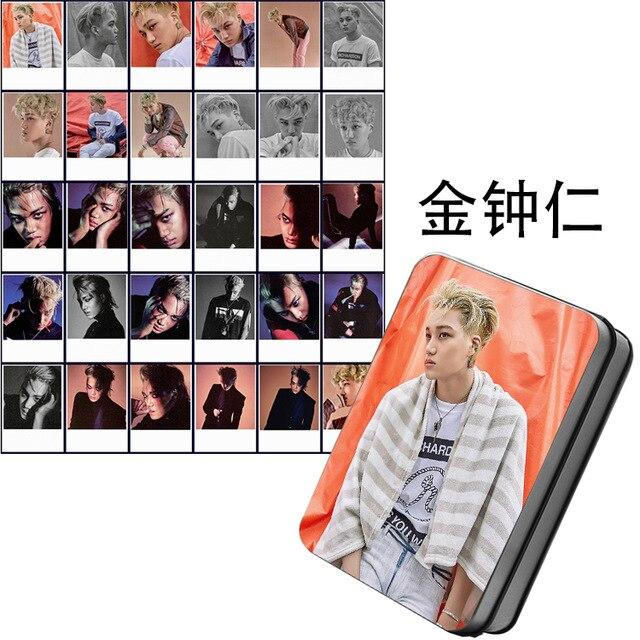 [MYKPOP]EXO EX'ACT ALBUM Monster Lucky One SUHO BAEKHYUN CHANYEOL SEHUN Photo Card Paper Cards HD Polaroid Photocard SA18040411