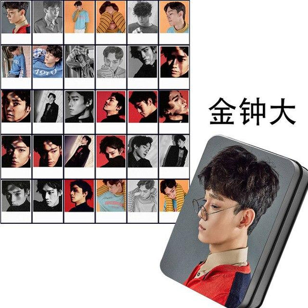 [MYKPOP]EXO EX'ACT ALBUM Monster Lucky One SUHO BAEKHYUN CHANYEOL SEHUN Photo Card Paper Cards HD Polaroid Photocard SA18040411
