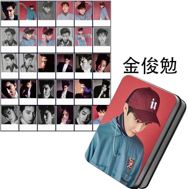 [MYKPOP]EXO EX'ACT ALBUM Monster Lucky One SUHO BAEKHYUN CHANYEOL SEHUN Photo Card Paper Cards HD Polaroid Photocard SA18040411