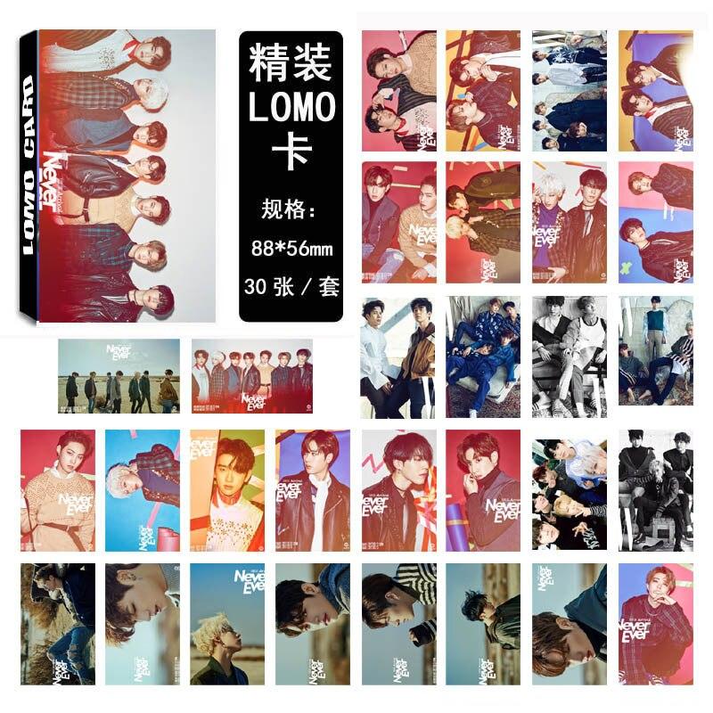 [MYKPOP]GOT7 Shopping Mall Never Ever LOMO Cards 04 Paper Photo Card HD Photocard SA18030302
