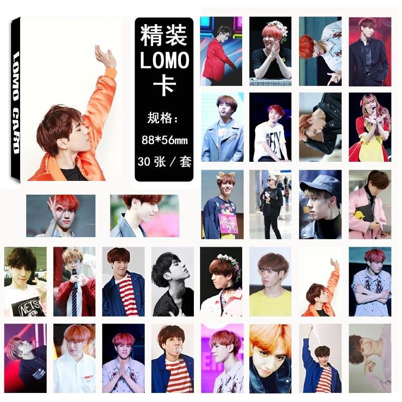 [MYKPOP]GOT7 FLY YuGyeom LOMO Cards Paper Photo Card HD Photocard SA18030312