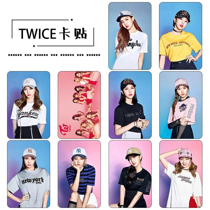 [MYKPOP]TWICE #TWICE A Photo Album Crystal Sticker KPOP Items 10pcs/set SA18052003