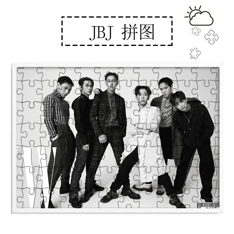 [MYKPOP]JBJ Puzzles 120pcs With a Photo Frame Desk Decoration KPOP Fans Collection SA18080602