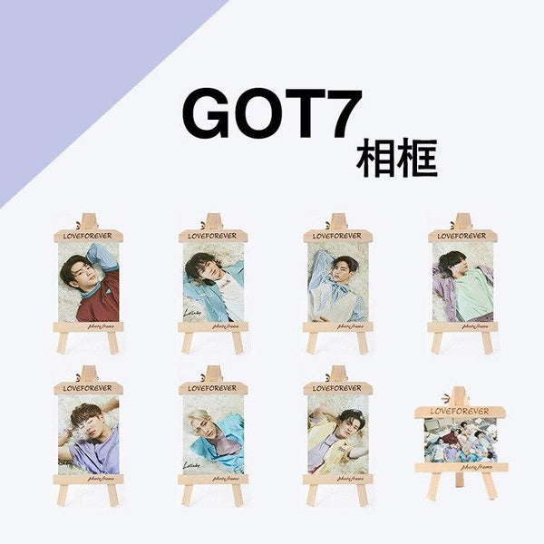 [MYKPOP]GOT7 PREENT YOU Wood Frame + Photo KPOP Fans Collection SA18102106