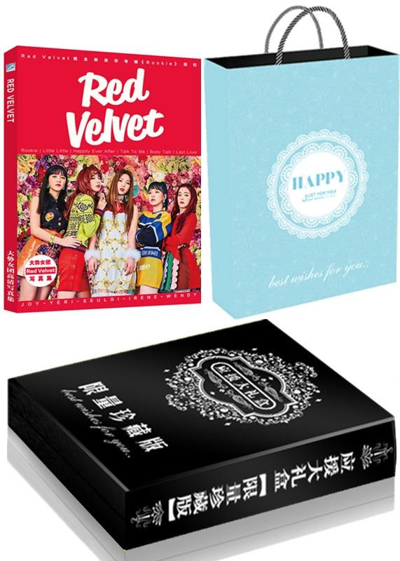 [MYKPOP]Red Velvet Luxury Gift Set CD+Photo Card+Poster+Bookmarks+Crystal Card, KPOP Fans Collection SA19070602