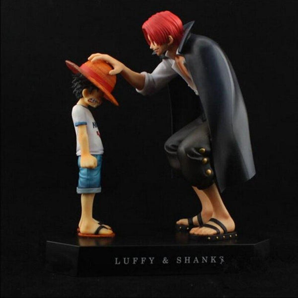 1pcs 18 cm Japan Anime One Piece Luffy Classic Action Figure Photo Home PVC Action Figure Model Toys For Grownups