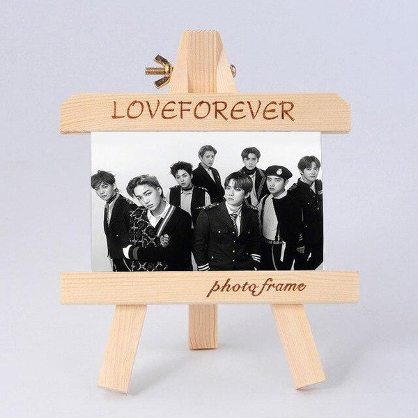 [MYKPOP]EXO SEHUN CHANYEOL BAEKHYUN Wood Frame + Photo KPOP Fans Collection SA18102104