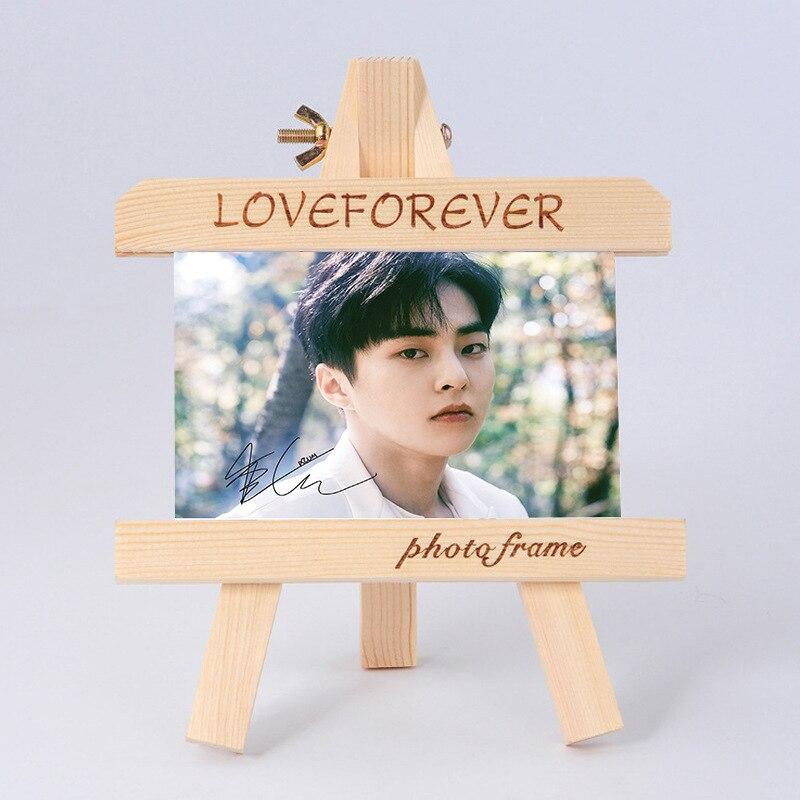 [MYKPOP]EXO XIUMIN Wood Frame + Photo PLANET4 KPOP Fans Collection SA18090306
