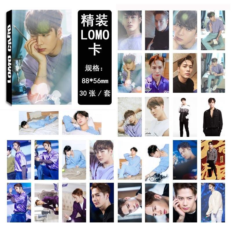 [MYKPOP]GOT7 JACKSON LOMO Cards LULLABY HD Photo Paper Cards 30pcs/set Gift Box KPOP Fans Collection SA18101302