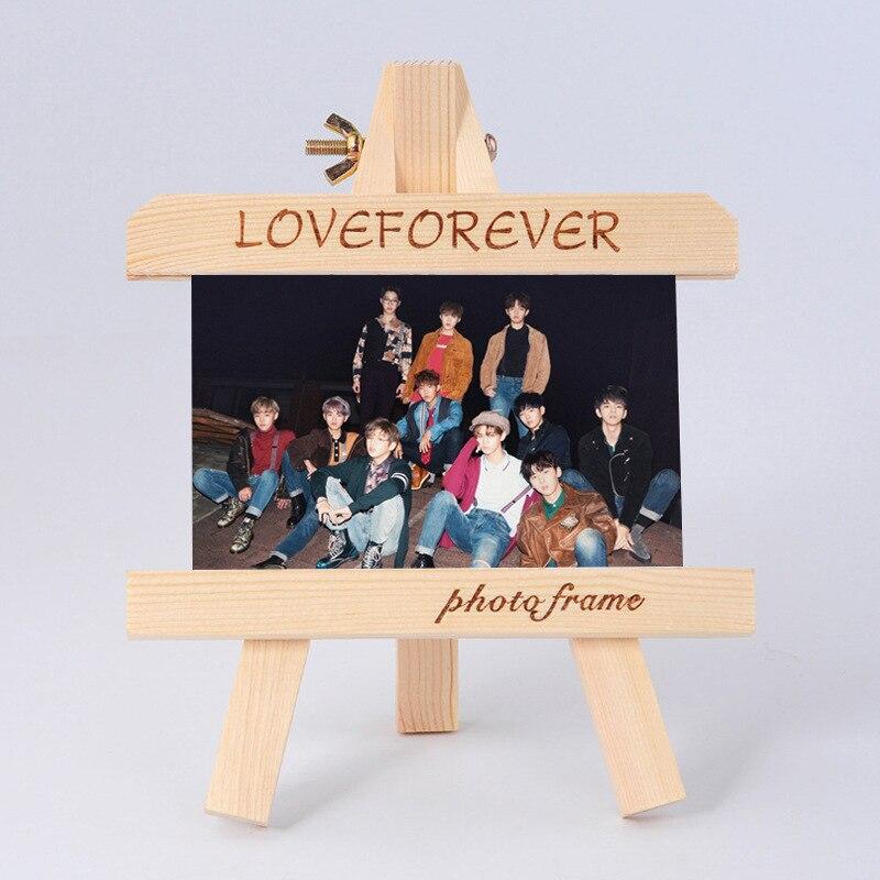 [MYKPOP]WANNA ONE Wood Frame + Photo KPOP Fans Collection SA18090514