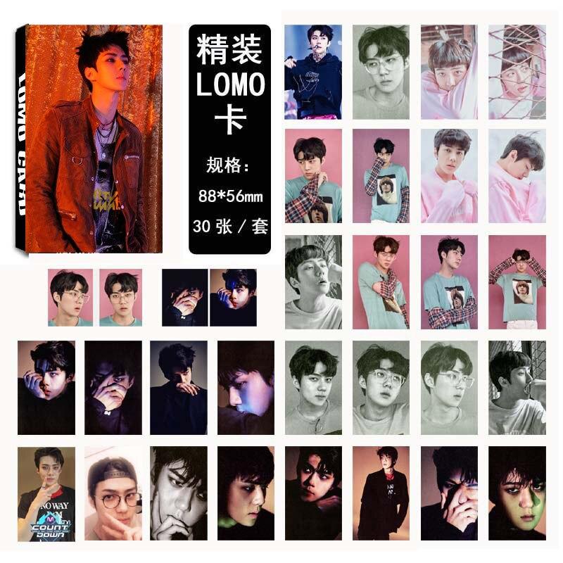 [MYKPOP] EXO  SEHUN EX'ACT LOMO Cards 03 Paper Photo Card HD Photocard SA18030221