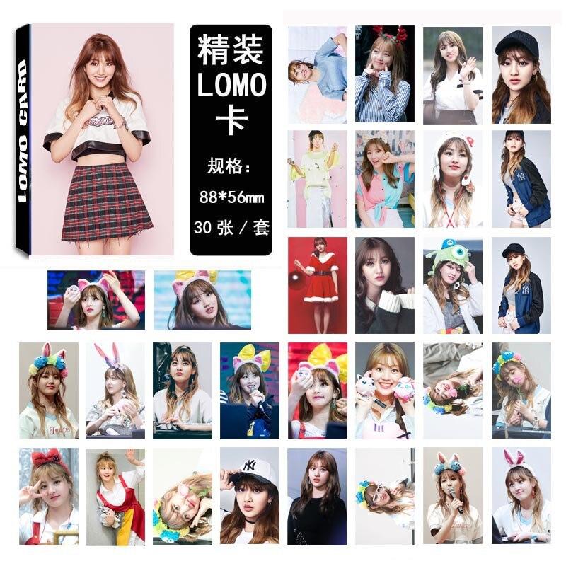 [MYKPOP]TWICE Park Ji Hyo LOMO Cards K-POP FASHION Paper Photo Card HD Photocard SA18030429