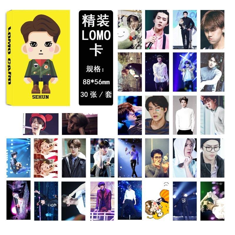 [MYKPOP] EXO  SEHUNL LOMO Cards Paper Photo Card HD Photocard SA18030220