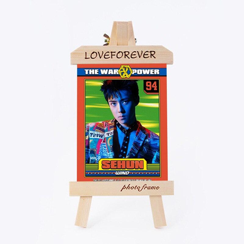 [MYKPOP]EXO SEHUN Wood Frame + Photo KPOP Fans Collection SA18090512
