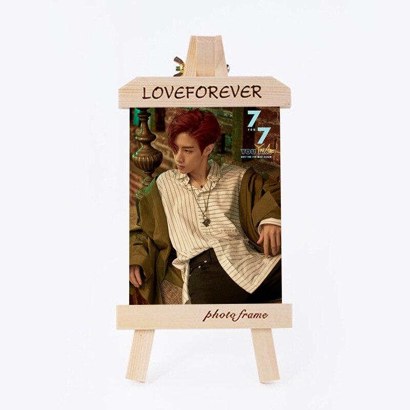[MYKPOP]GOT7 MARK Wood Frame + Photo KPOP Fans Collection SA18090503