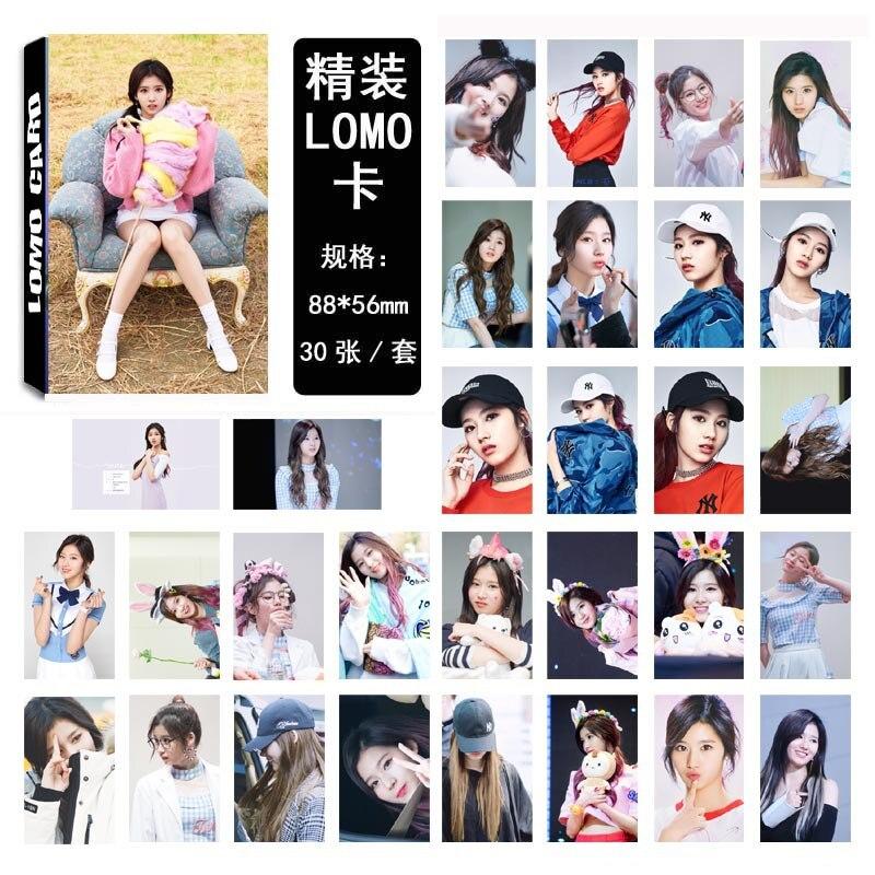 [MYKPOP]TWICE Myoui Mina LOMO Cards K-POP FASHION Paper Photo Card HD Photocard SA18030426